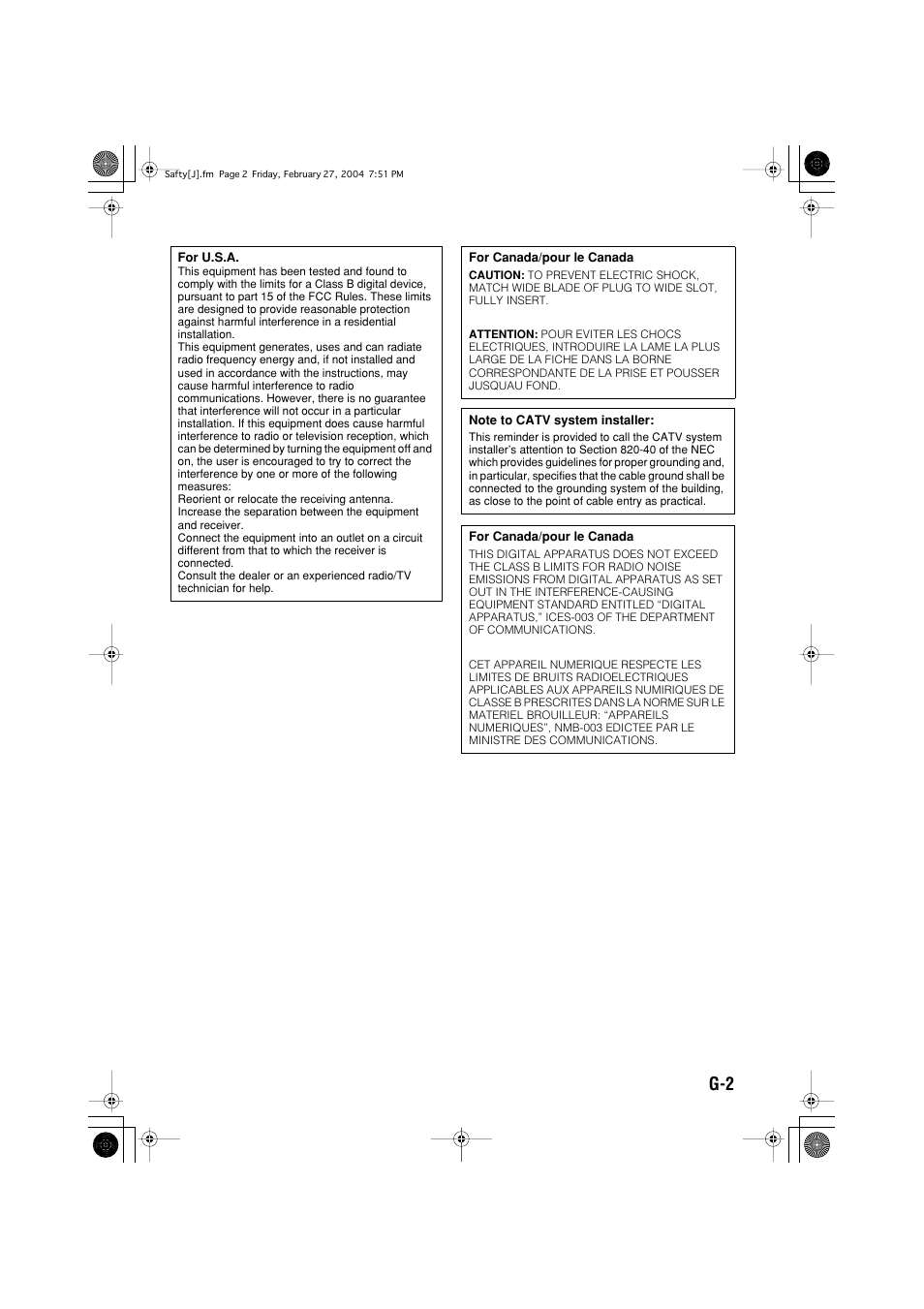 JVC FS-S77B/FS-S77S User Manual | Page 3 / 52