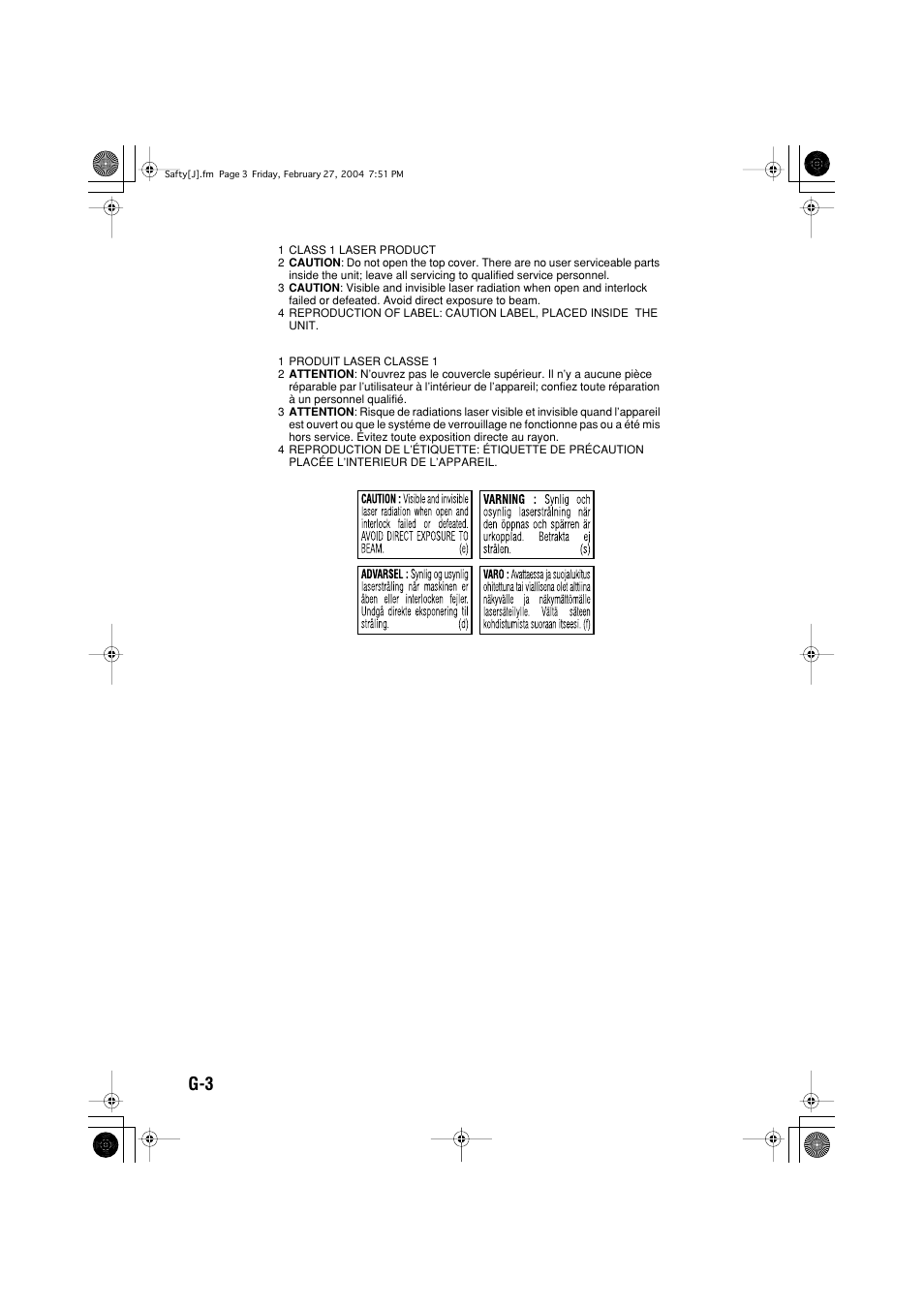 JVC FS-S77B/FS-S77S User Manual | Page 4 / 52