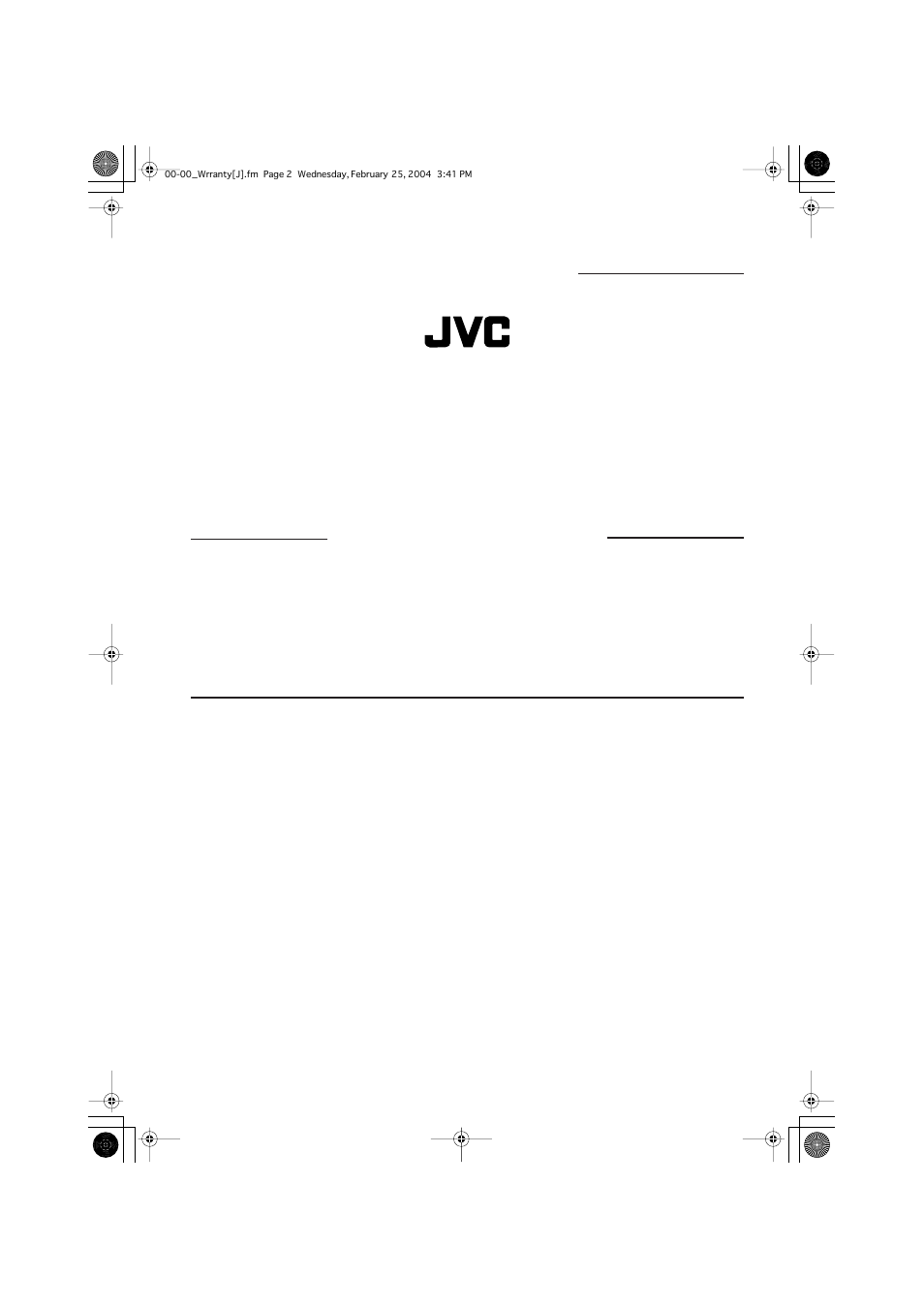 Authorized service centers | JVC FS-S77B/FS-S77S User Manual | Page 51 / 52