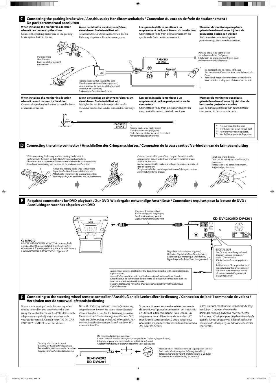 JVC KD-DV4202 User Manual | Page 5 / 6