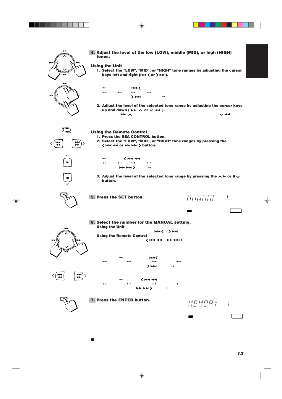 13 english | JVC CA-TD77R User Manual | Page 17 / 57
