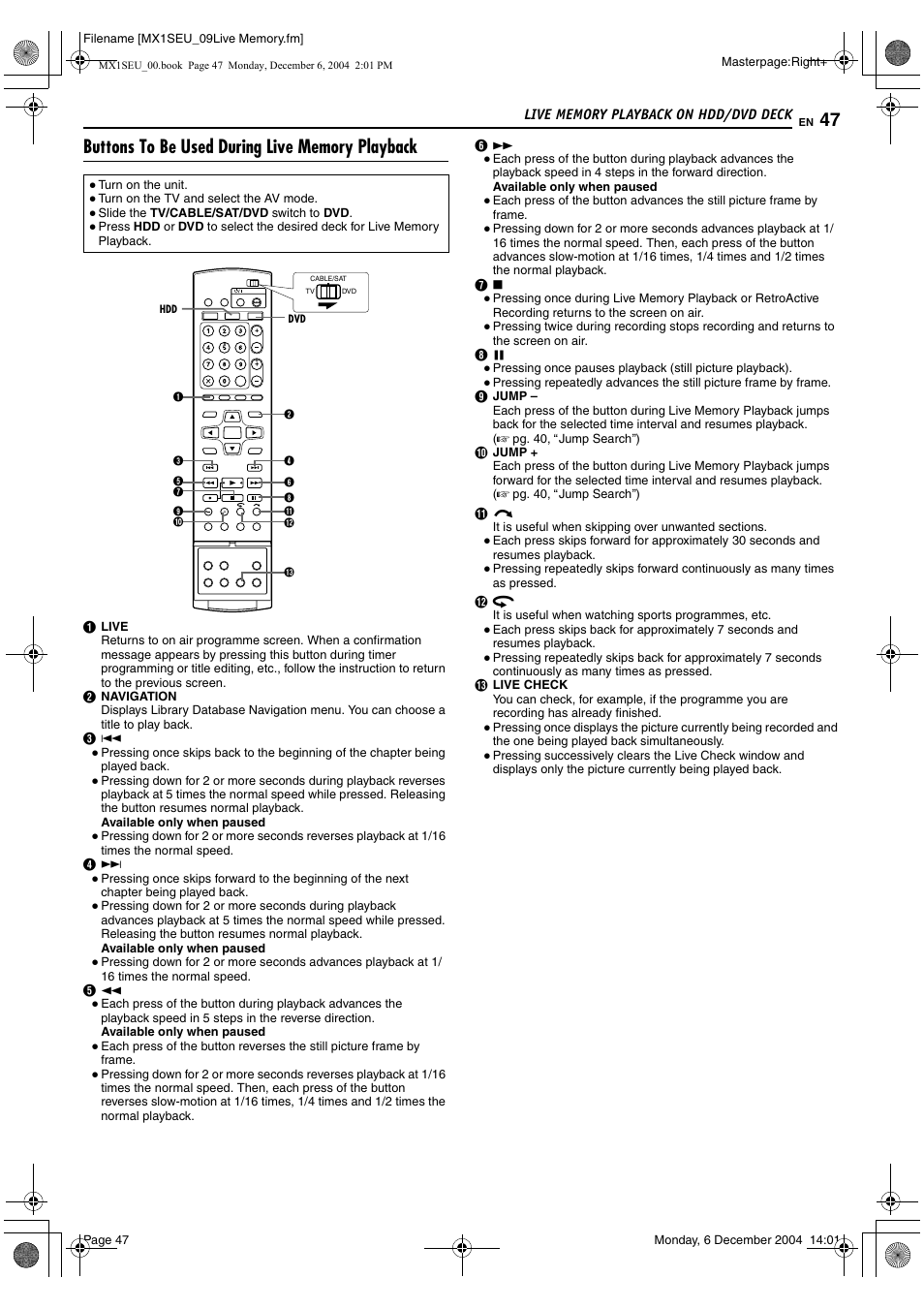 A pg. 47 | JVC LPT0976-001B User Manual | Page 47 / 100