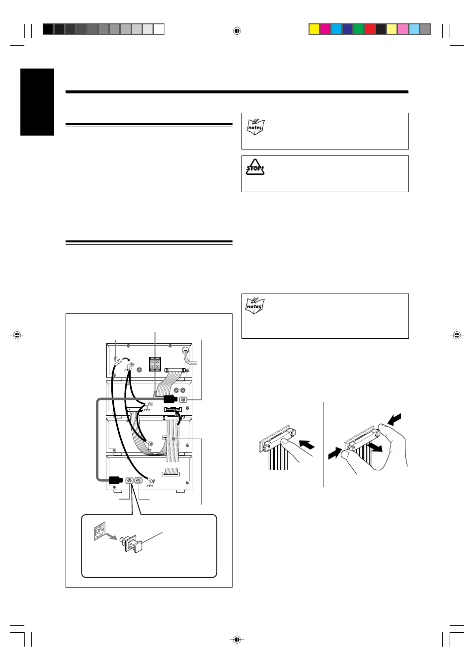 Getting started, English, Unpacking | JVC XM-G6 User Manual | Page 10 / 38