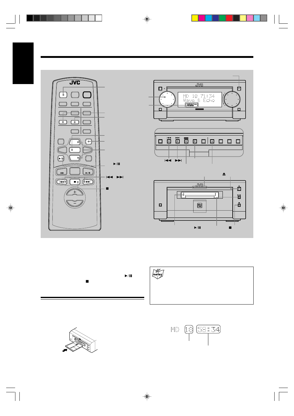 Playing back an md, English, Playing back the entire md — normal play | JVC XM-G6 User Manual | Page 12 / 38