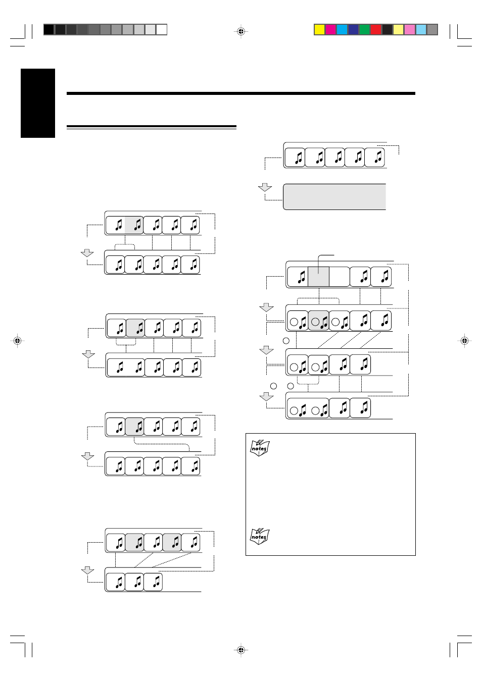 Editing an md, English introducing md editing functions, Blank disc | Ab c | JVC XM-G6 User Manual | Page 24 / 38