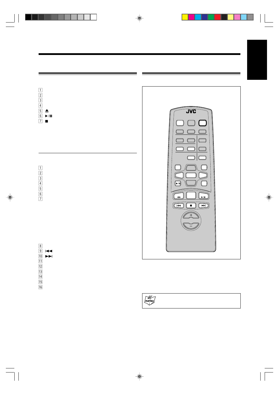 English, Remote control (belongs to fs-g6) front panels, Minidisc recorder xm-g6 | Stereo amplifier ax-uxg6, Buttons behind the sliding panel | JVC XM-G6 User Manual | Page 9 / 38