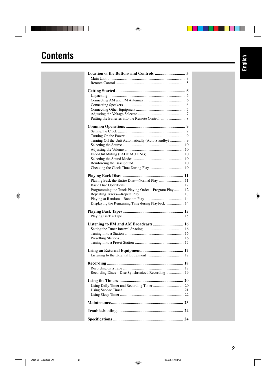 JVC CA-UXG3 User Manual | Page 63 / 114