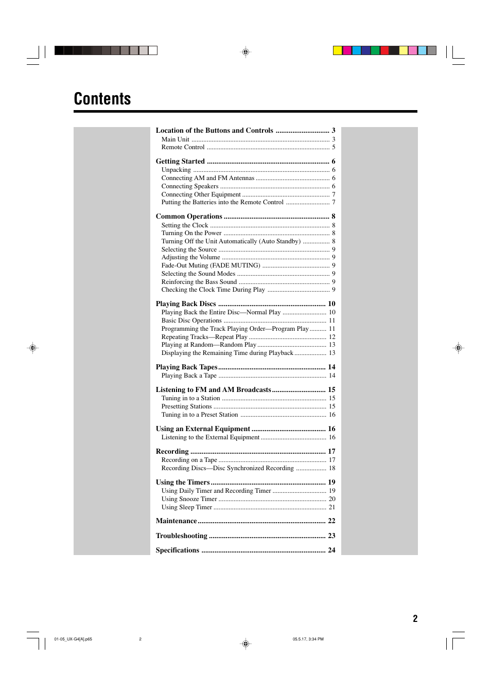 JVC CA-UXG3 User Manual | Page 91 / 114