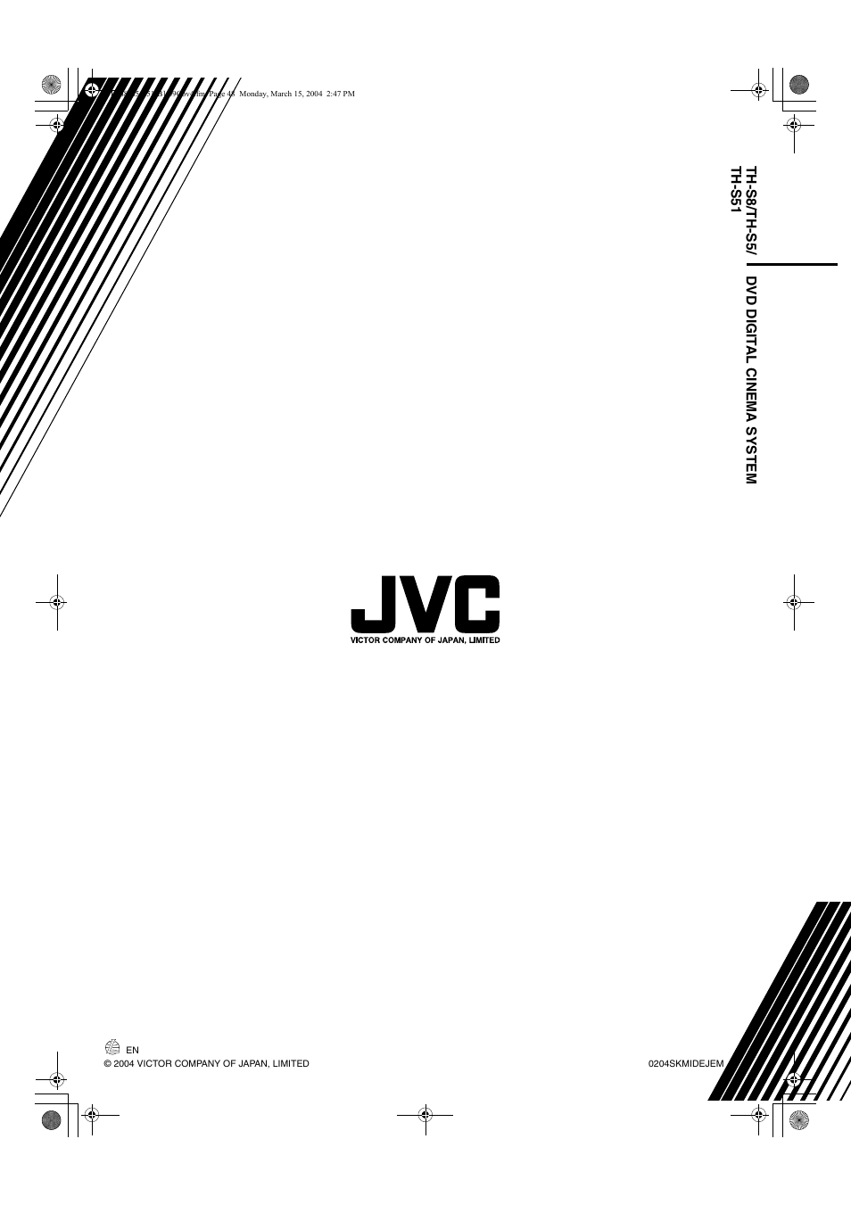 JVC SP-PWS51 User Manual | Page 50 / 50