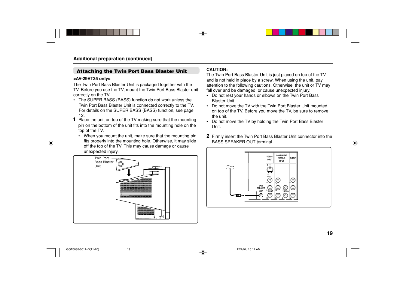JVC AV-25VT15 User Manual | Page 19 / 24