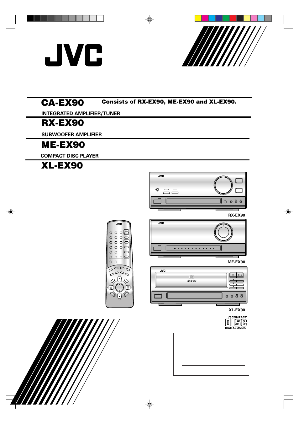 JVC CA-EX90 User Manual | 54 pages