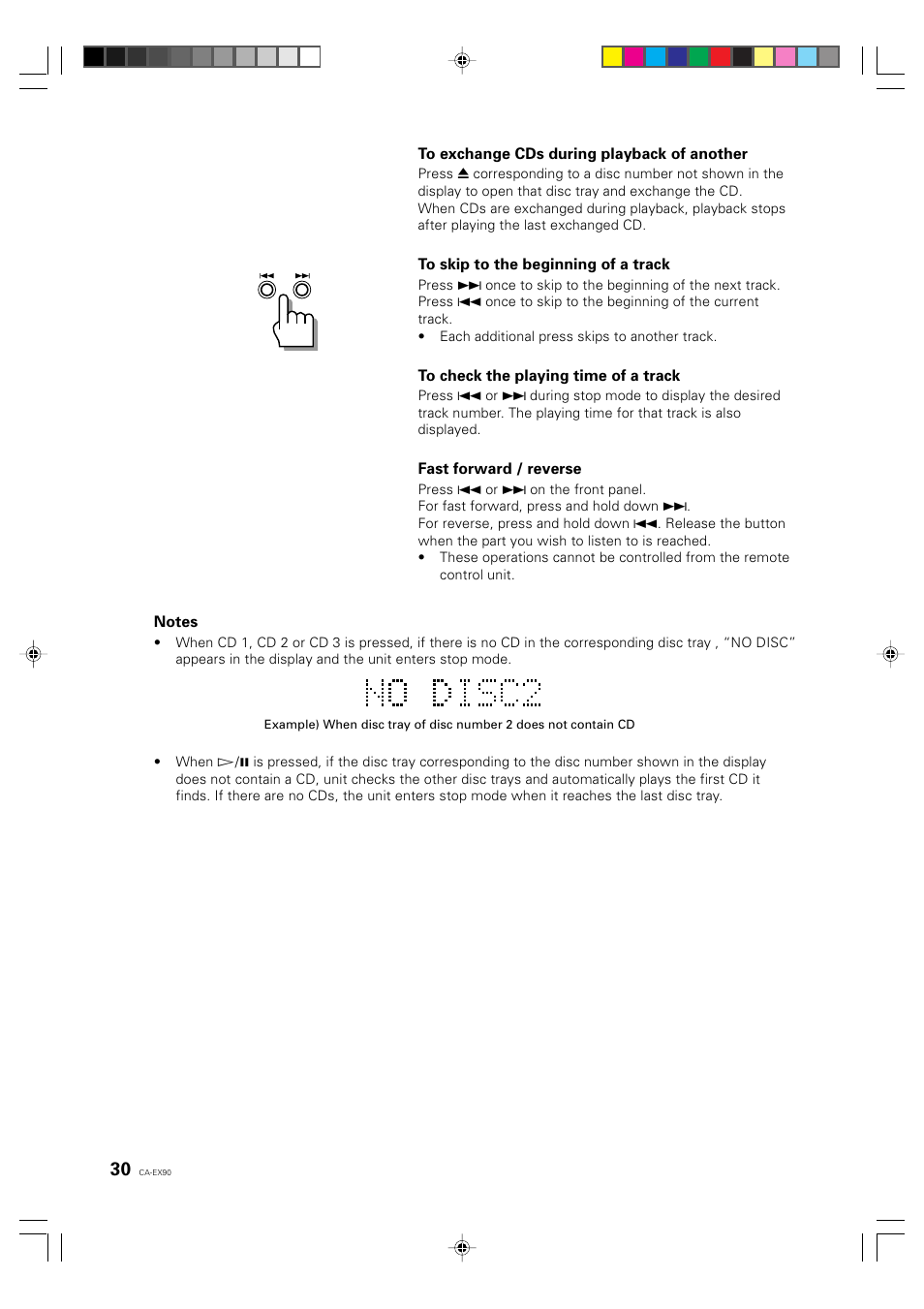 JVC CA-EX90 User Manual | Page 30 / 54