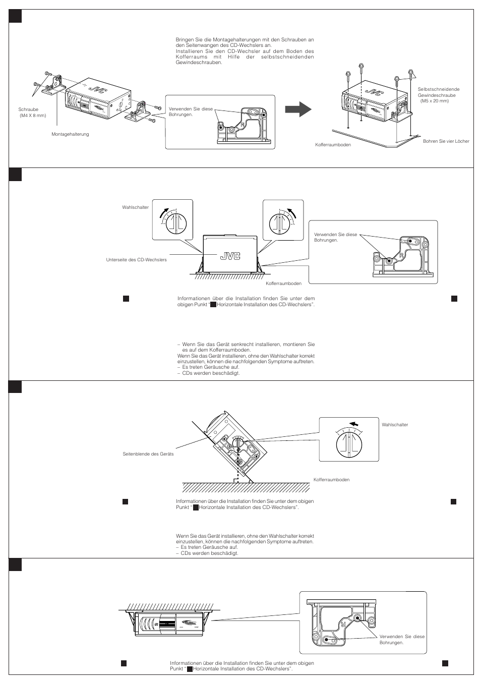 Compac t dis c ch ange r 12–d isc, Comp act dis c ch ang er 12–dis c, Compact disc changer | Ch-x350 | JVC CH-X350/X300 User Manual | Page 2 / 6