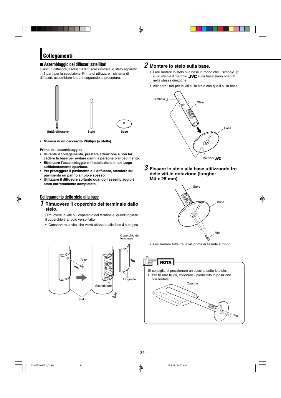 Collegamenti | JVC LVT0953-001B User Manual | Page 34 / 57