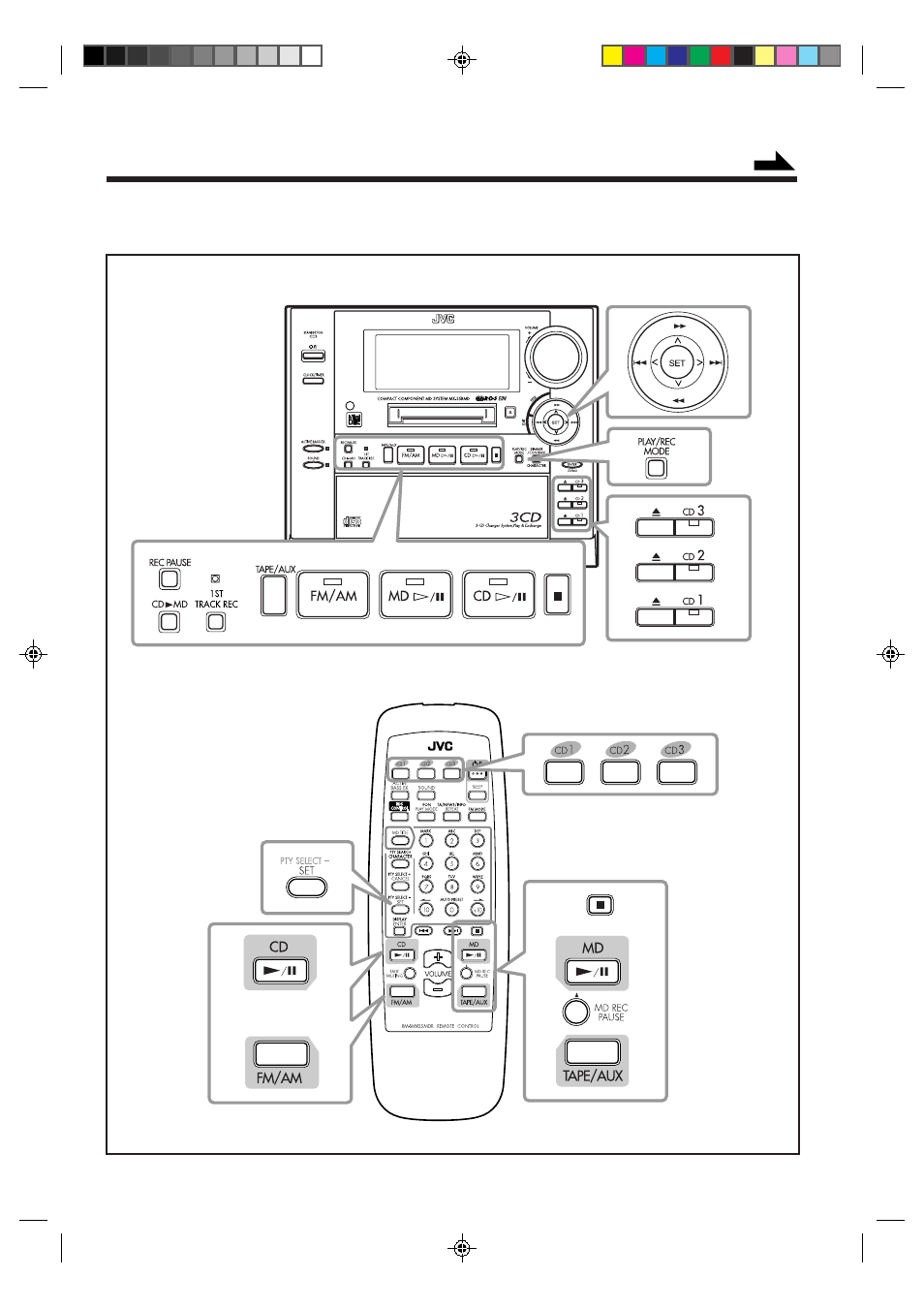 Recording on mds | JVC CA-MXS5RMD User Manual | Page 35 / 64