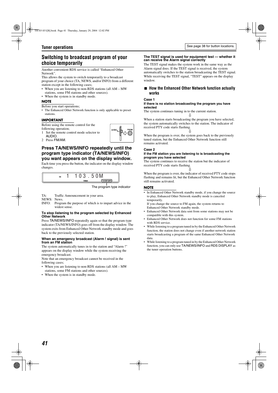 JVC XV-THS5 User Manual | Page 44 / 48