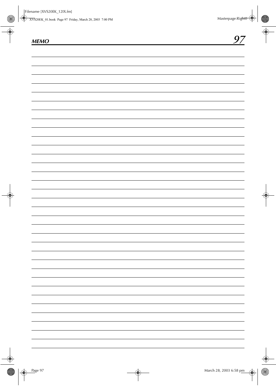 JVC HR-XVS20EK User Manual | Page 97 / 100