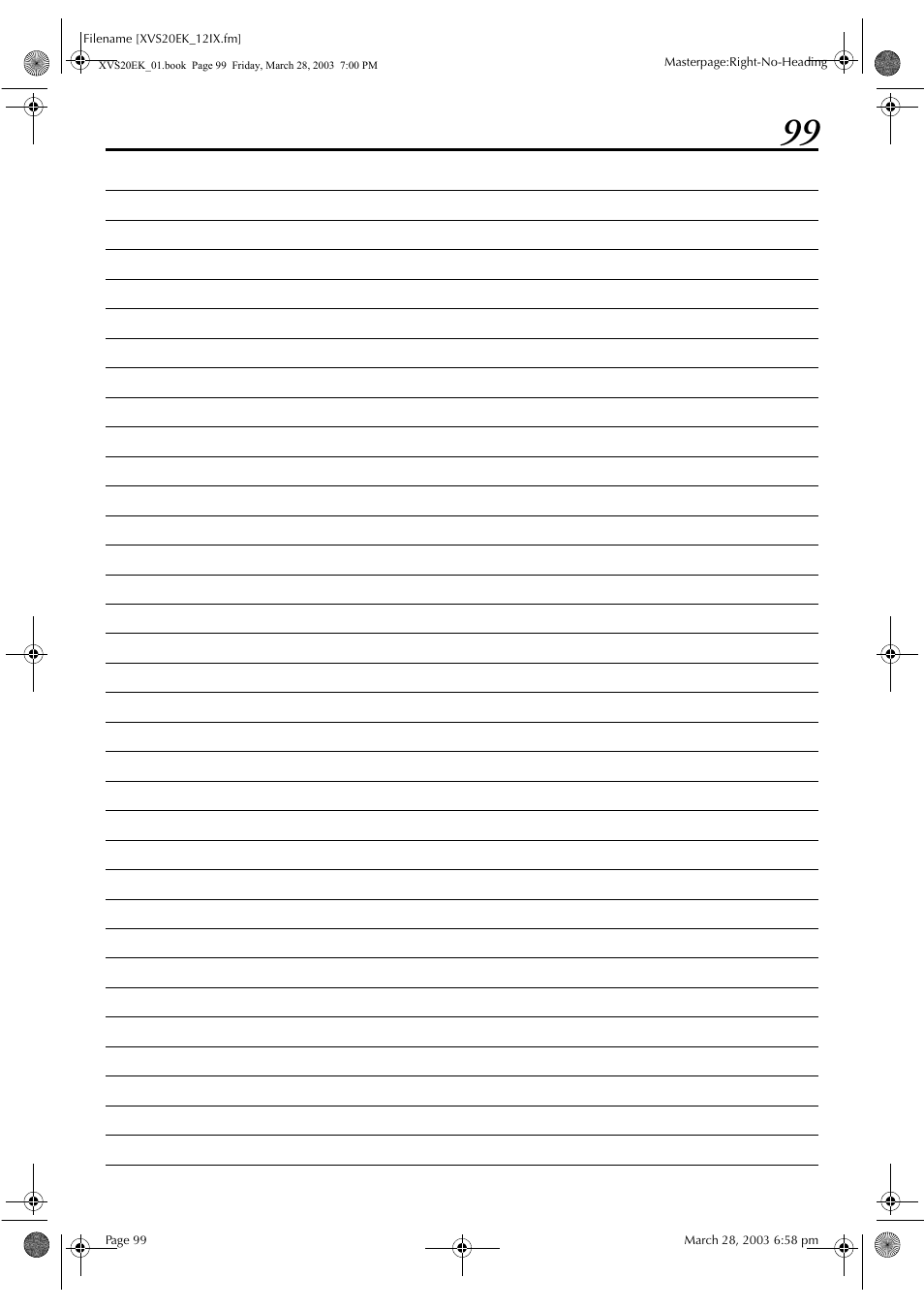 JVC HR-XVS20EK User Manual | Page 99 / 100