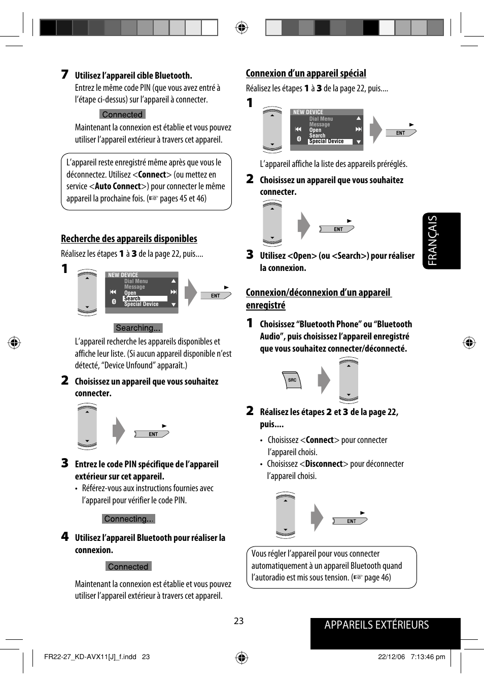 Appareils extérieurs, Français | JVC KD-AVX11 User Manual | Page 139 / 177