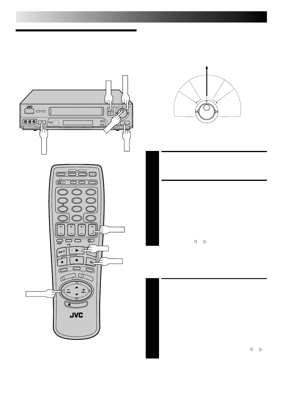 Playback features, Pause during playback, Activate frame-by- frame playback | Activate slow-motion playback, Playback (cont.), Still picture/frame-by- frame playback, Slow motion | JVC PU30425 User Manual | Page 12 / 56