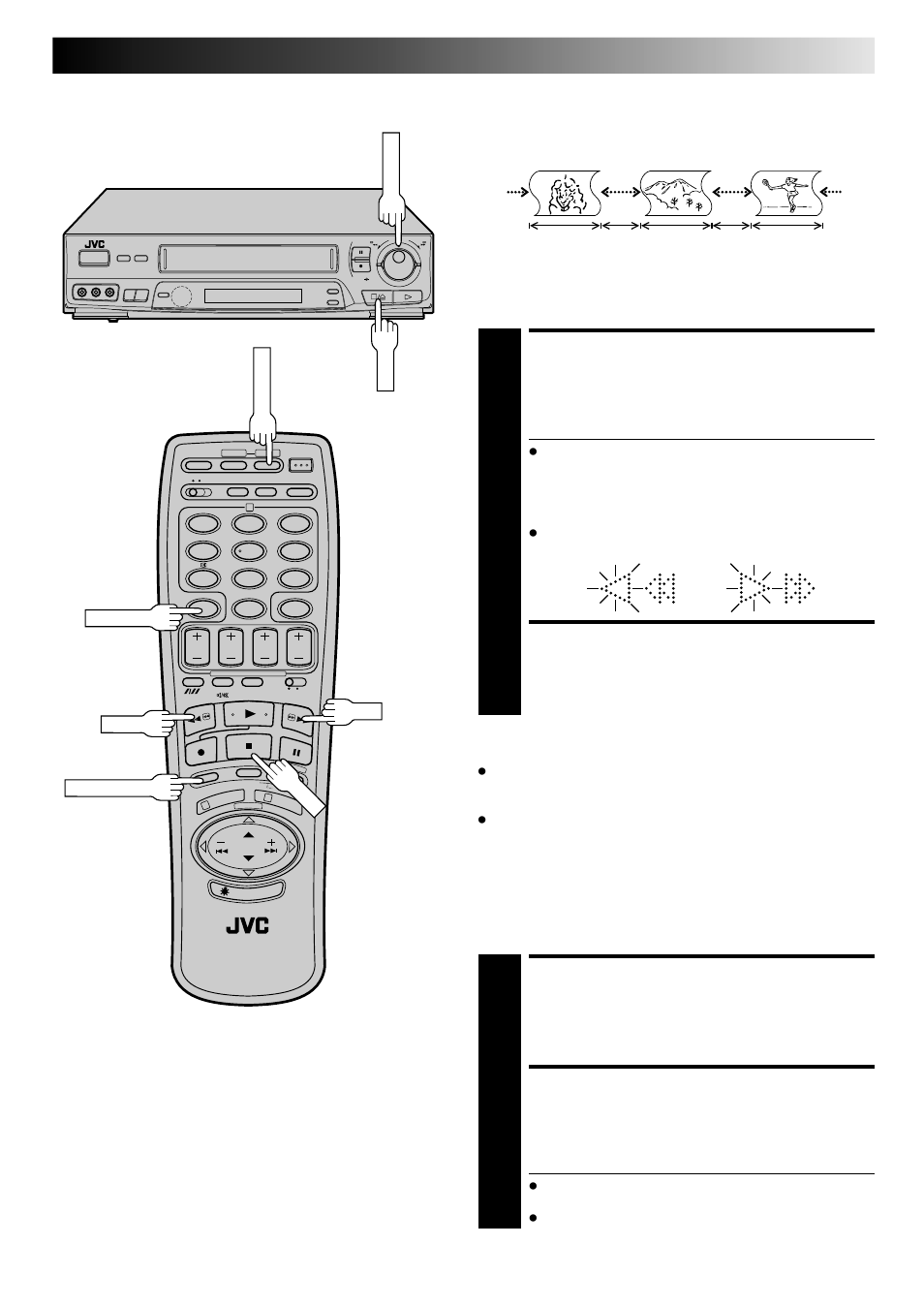 Activate scene finder, Stop scene finder, Scene finder | JVC PU30425 User Manual | Page 17 / 56