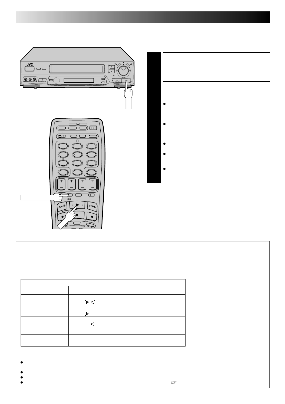 Load a cassette, Start playback, Playback (cont.) | Ntsc playback, Soundtrack selection | JVC PU30425 User Manual | Page 18 / 56