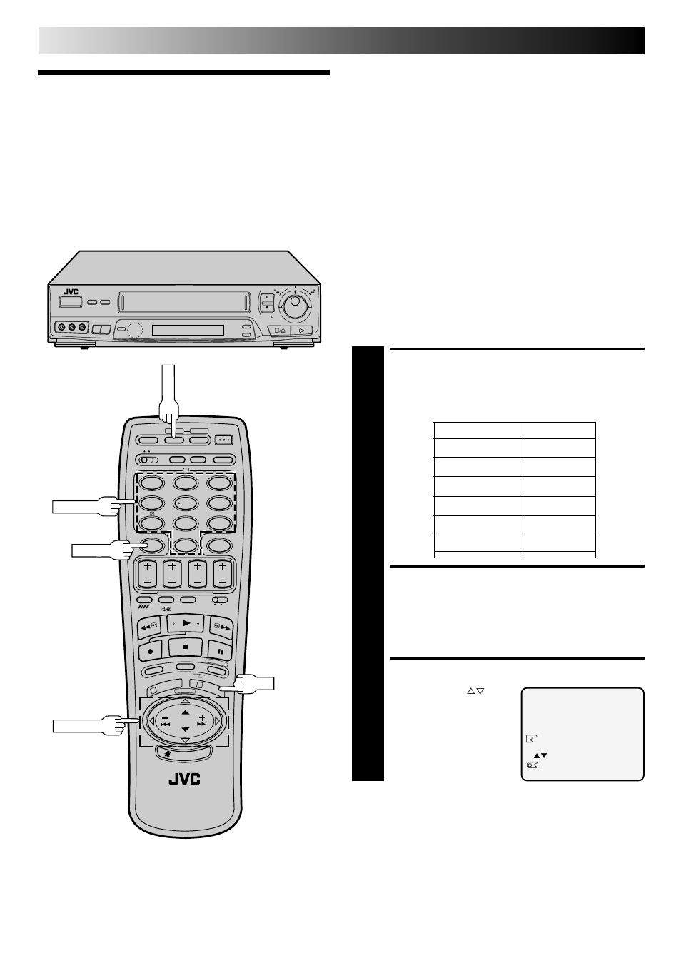 Information on video plus, Access ch. set mode menu screen, Select mode | Timer recording, Guide channel set, Important | JVC PU30425 User Manual | Page 26 / 56