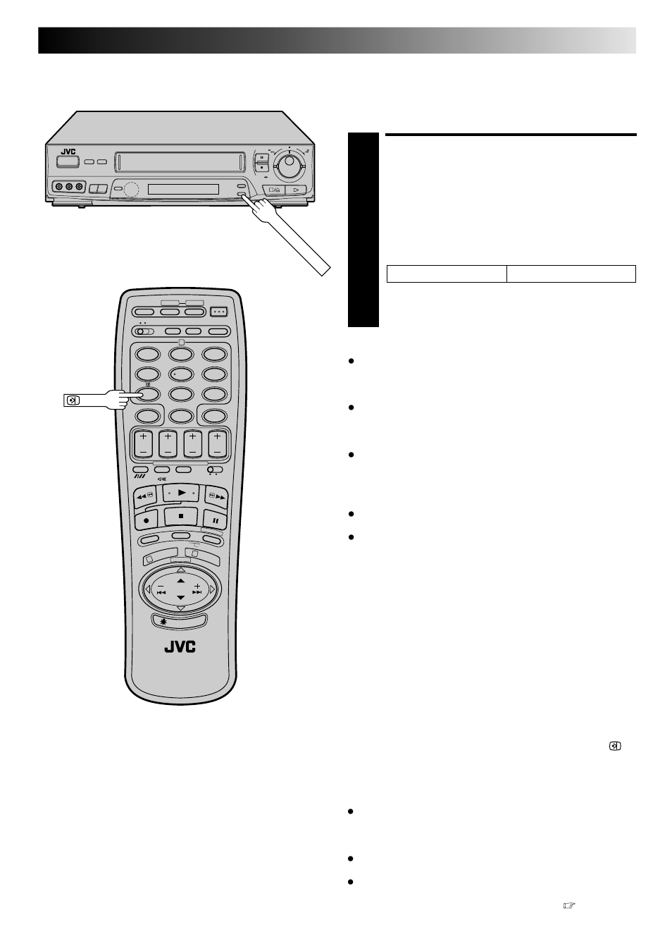 Engage auto sp/lp timer, Auto sp/lp timer, Pdc recording | JVC PU30425 User Manual | Page 33 / 56