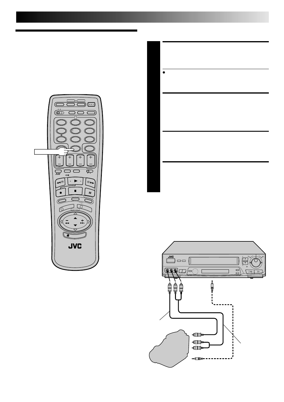 Edit from a camcorder, Make connections, Set recorder’s input mode | Start camcorder, Start recorder | JVC PU30425 User Manual | Page 35 / 56