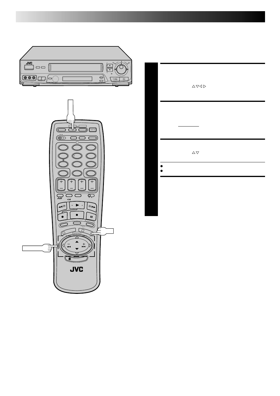 Select channel to fine-tune, Access manual ch. set screen, Perform tuning | Close confirmation screen, Using the confirmation screen (cont.), Fine-tuning channels already stored | JVC PU30425 User Manual | Page 44 / 56