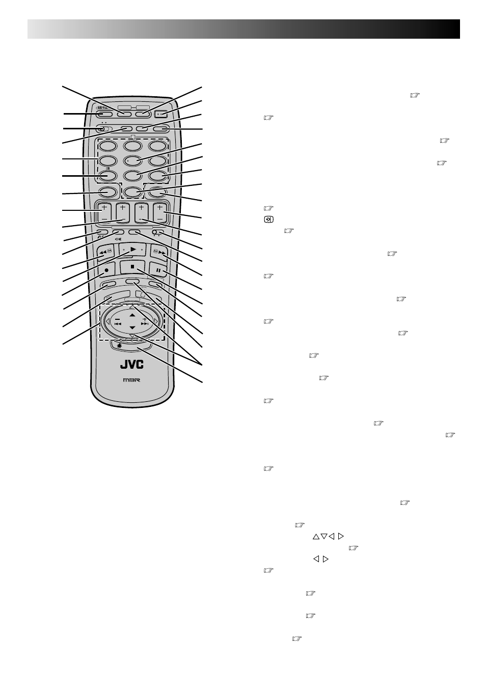 Index (cont.), Remote control | JVC PU30425 User Manual | Page 52 / 56