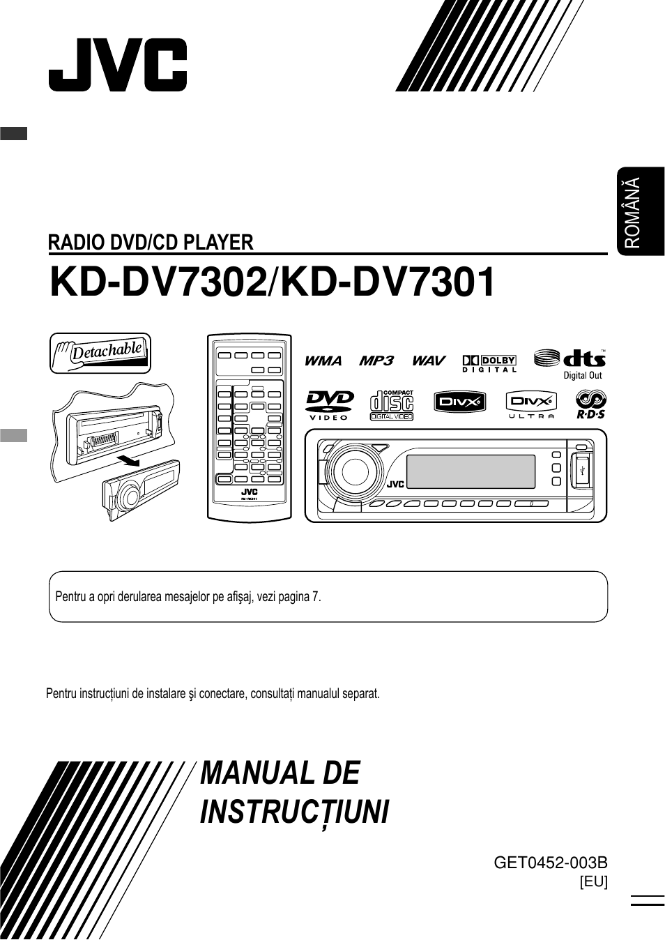 JVC KD-DV7301 User Manual | 63 pages