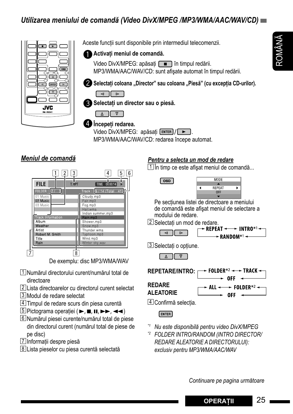 JVC KD-DV7301 User Manual | Page 25 / 63