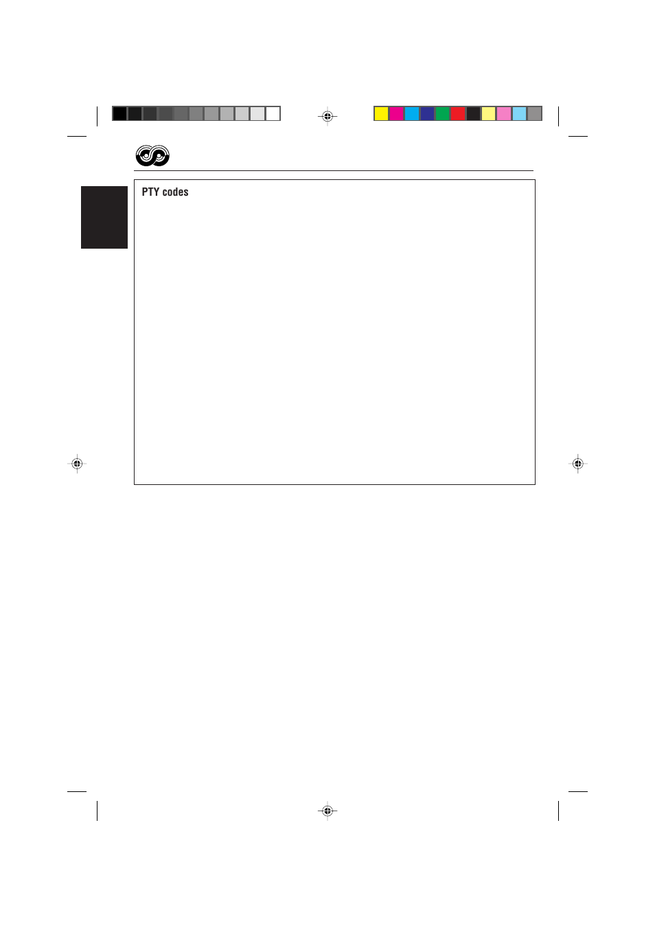 English pty codes | JVC CD Receiver KD-SH99R User Manual | Page 16 / 50