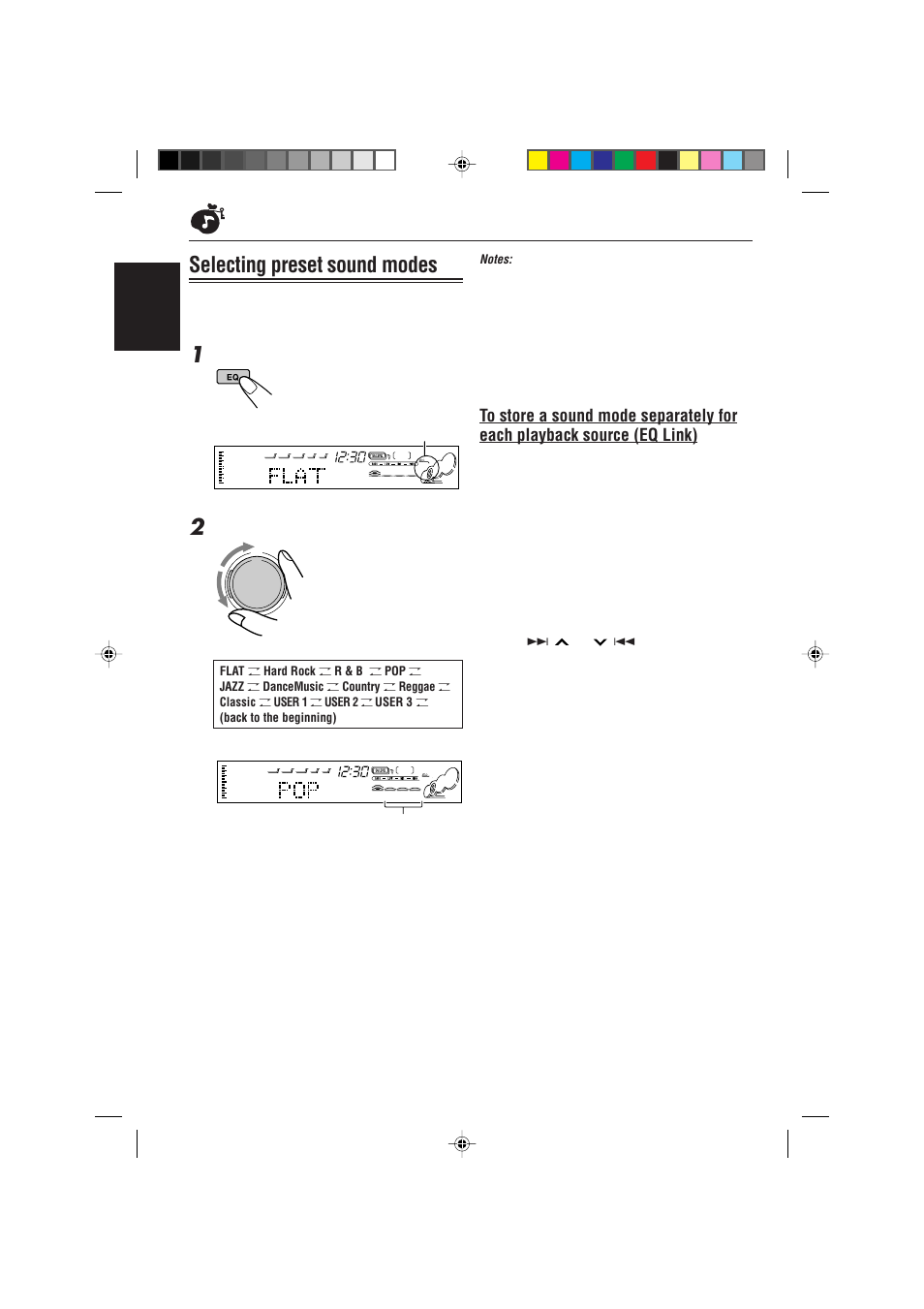 Selecting preset sound modes | JVC CD Receiver KD-SH99R User Manual | Page 28 / 50