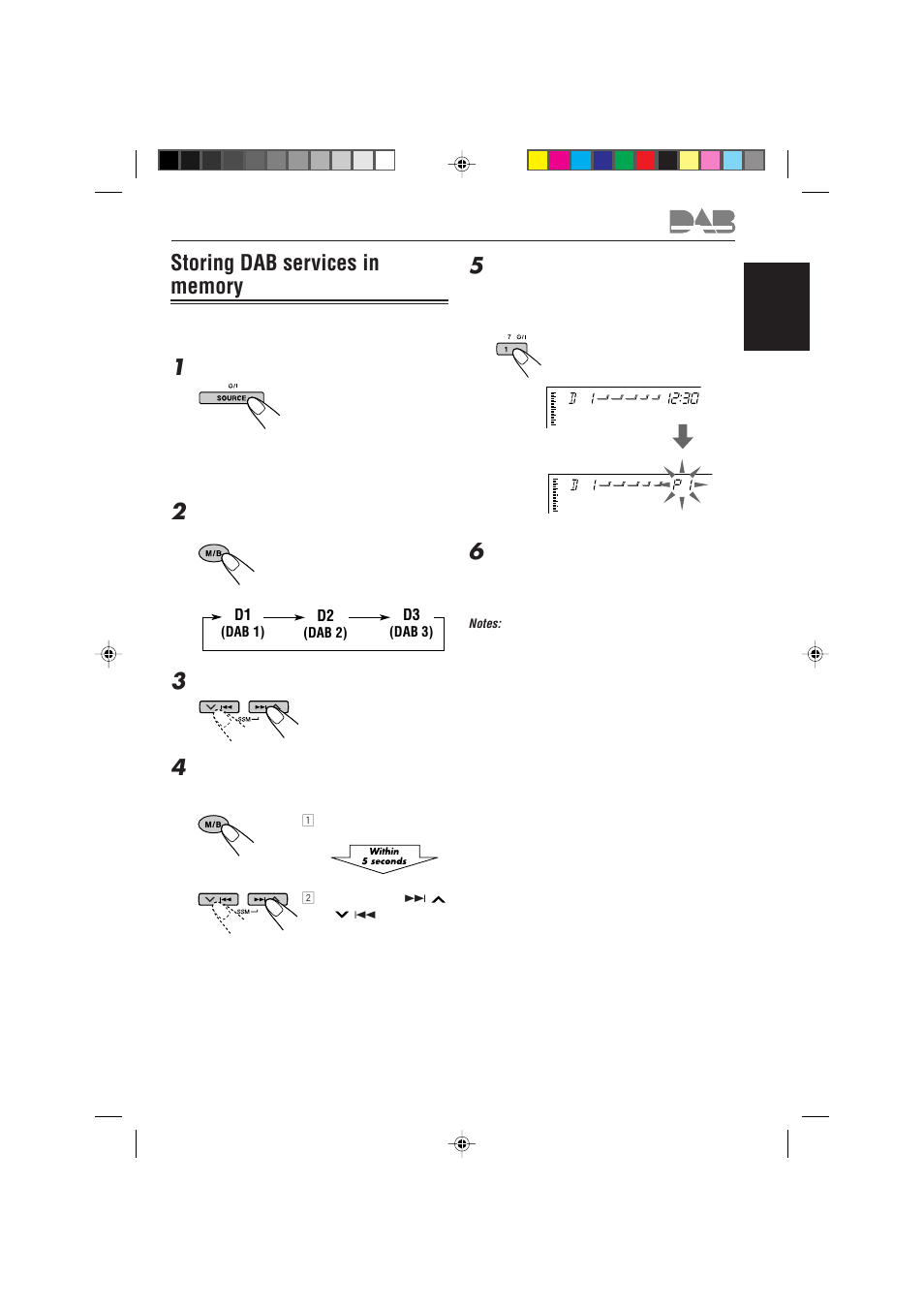 Storing dab services in memory | JVC CD Receiver KD-SH99R User Manual | Page 43 / 50