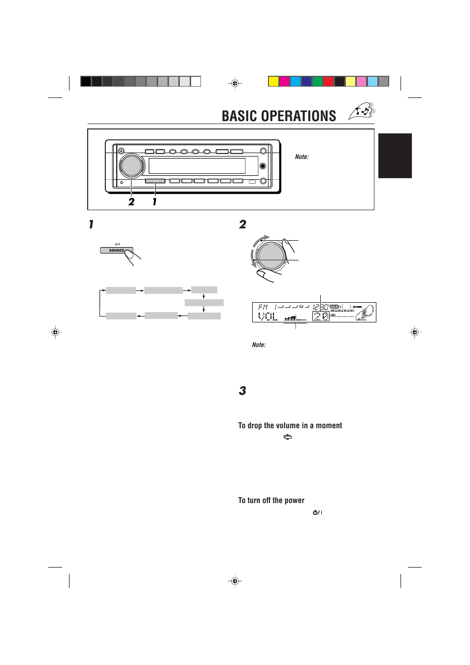 Basic operations | JVC CD Receiver KD-SH99R User Manual | Page 7 / 50