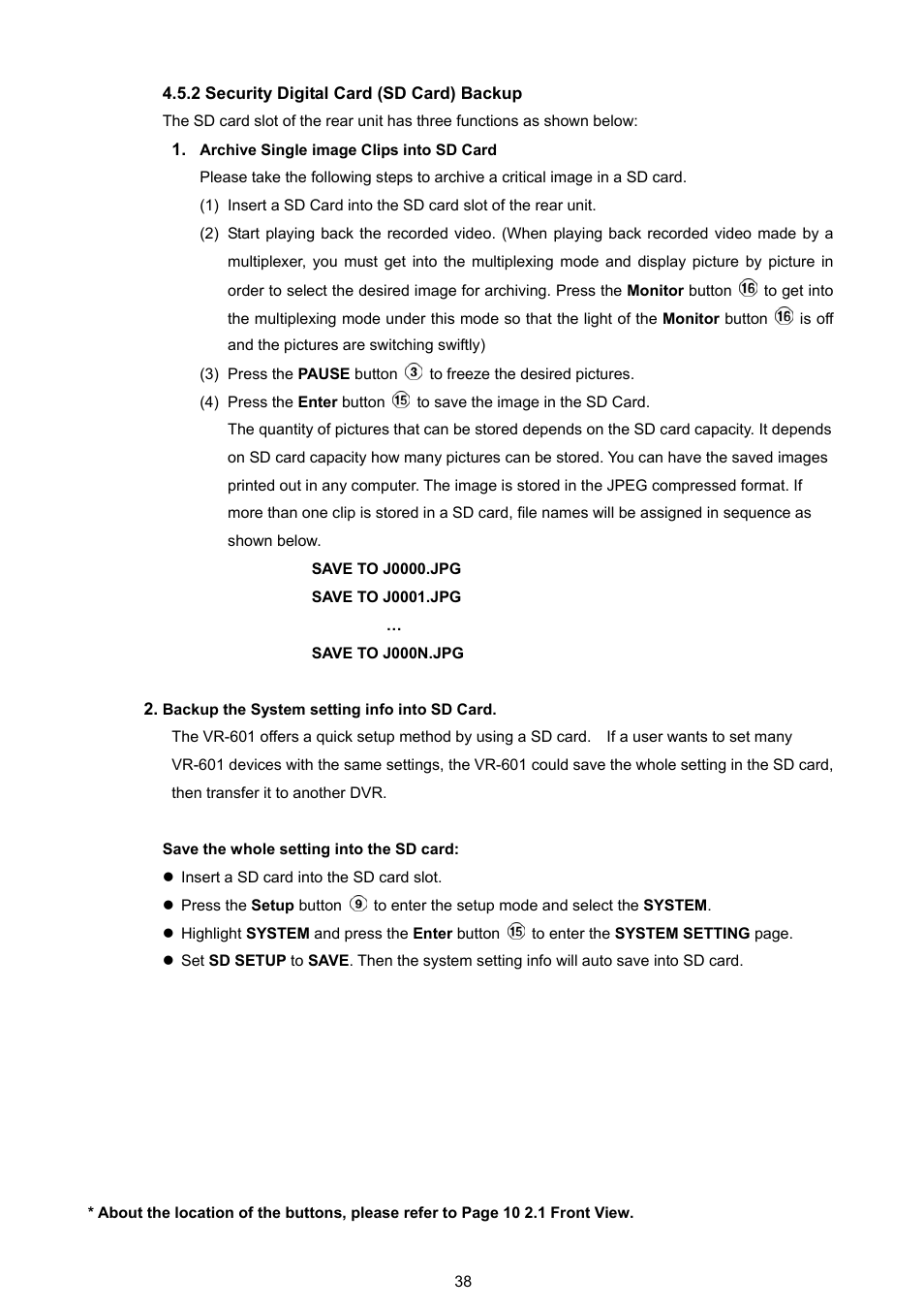 JVC VR 601 User Manual | Page 38 / 81