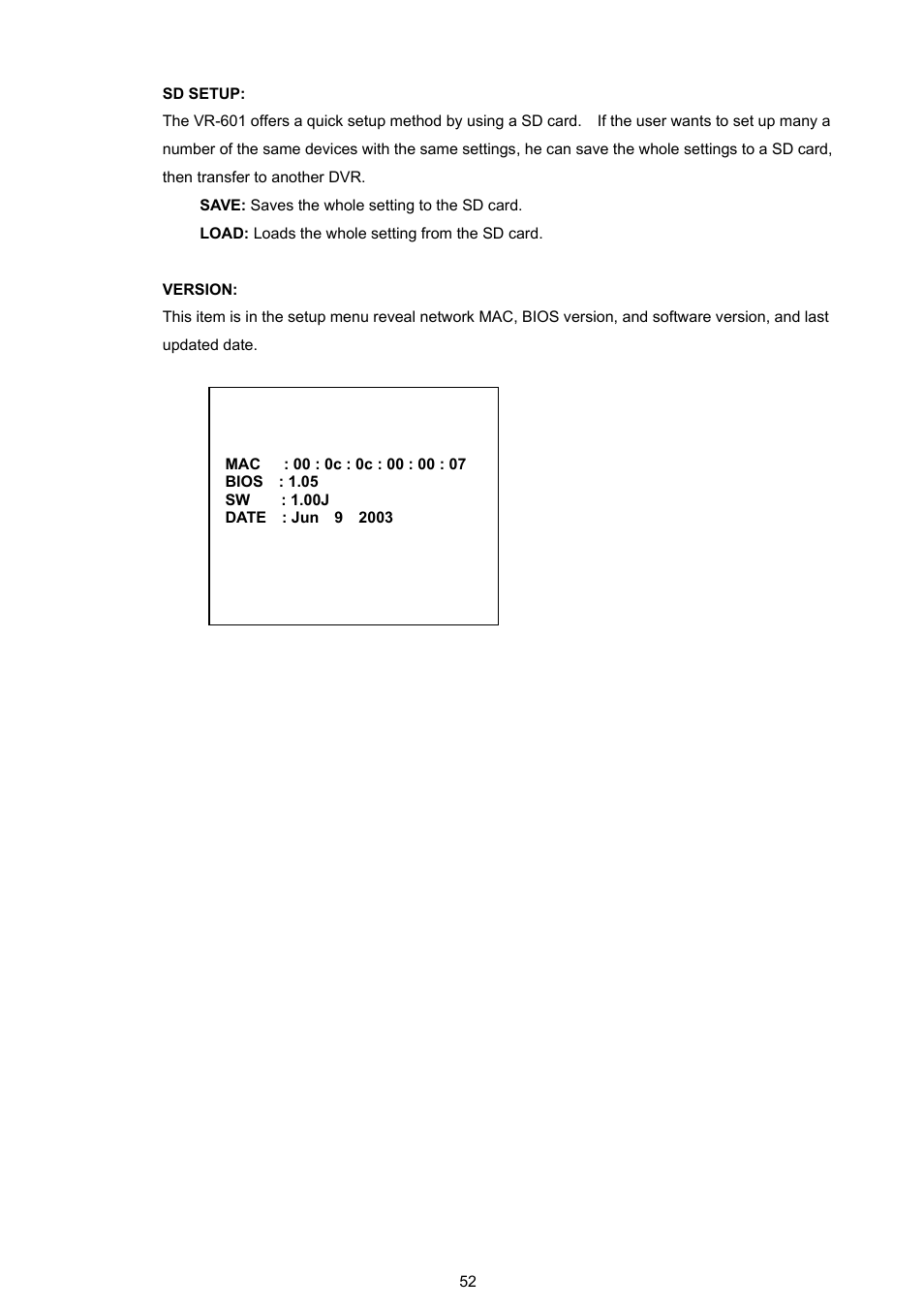 JVC VR 601 User Manual | Page 52 / 81