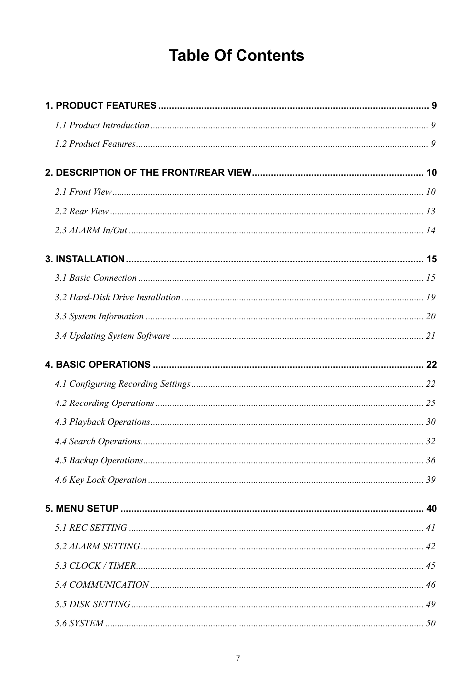 JVC VR 601 User Manual | Page 7 / 81