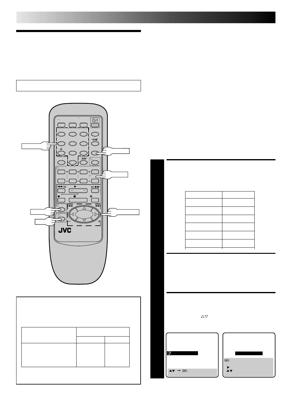 Video plus+ setup, Access main menu screen, Access guide prog set screen | Initial settings (cont.), Guide program number set, Important | JVC HR-J645ES User Manual | Page 10 / 56