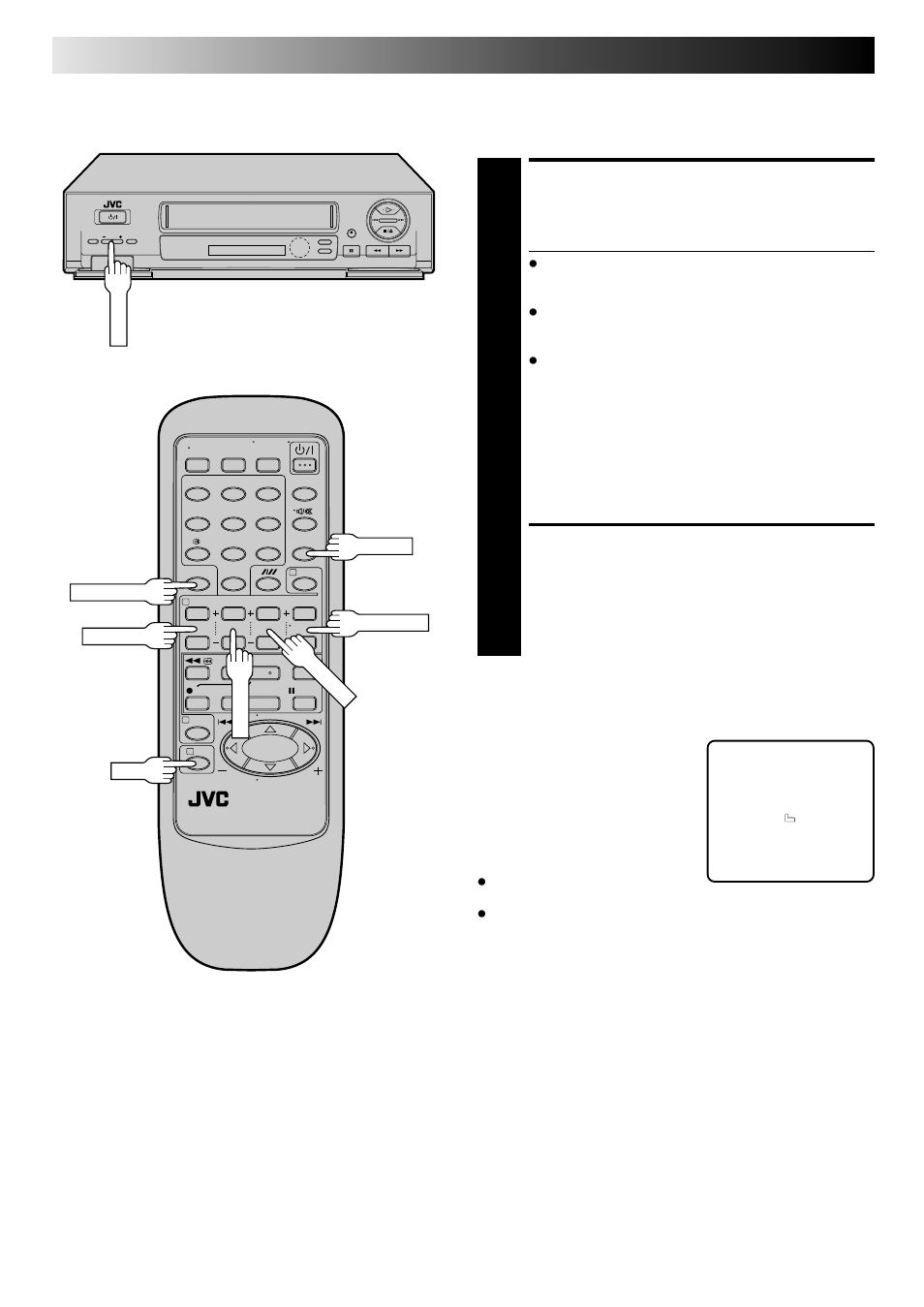 Access programme display and/or screen, Revise programme information, Timer recording(cont.) | Check and cancel programmes, Timer warning | JVC HR-J645ES User Manual | Page 26 / 56