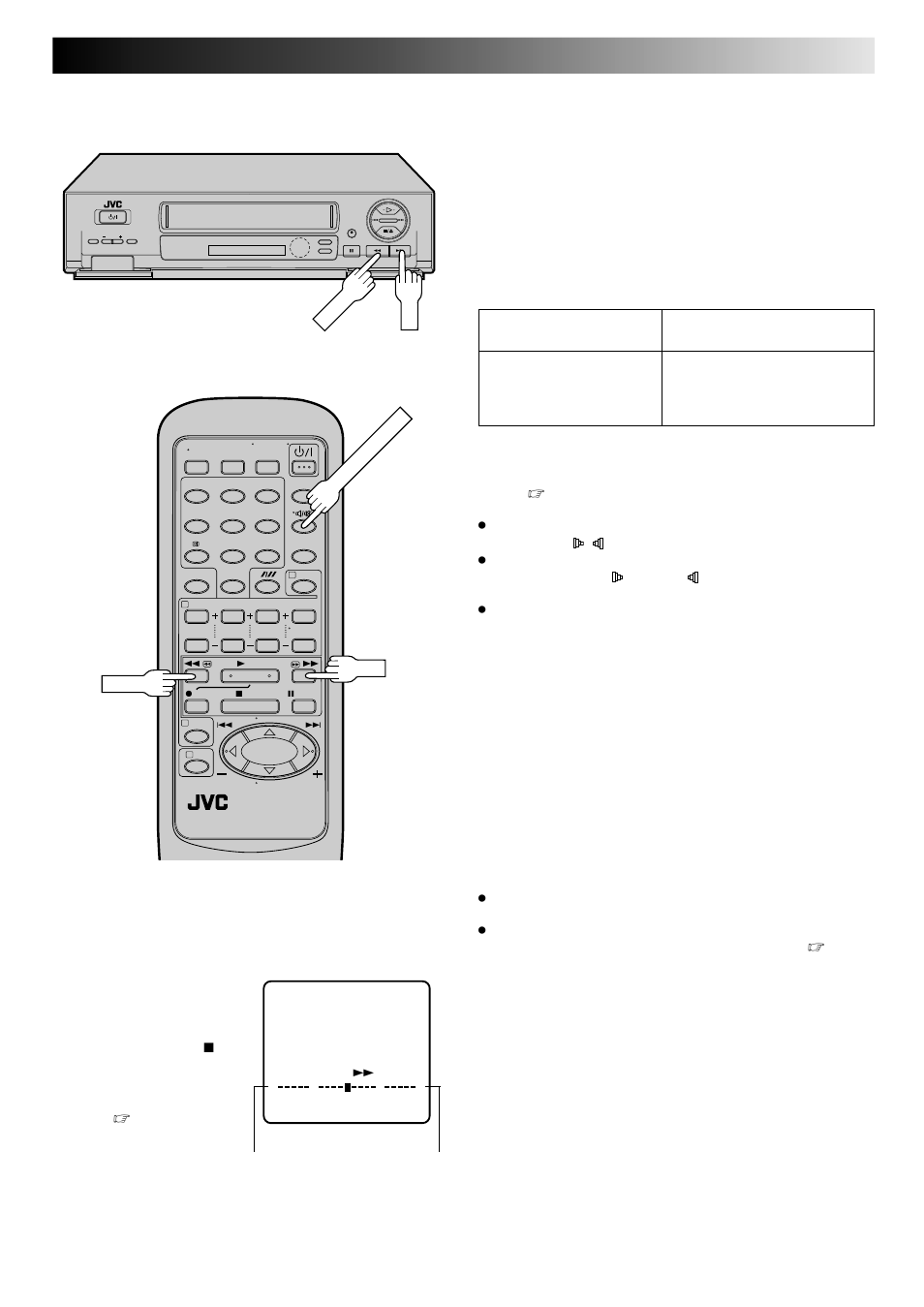 Tape position indicator | JVC HR-J645ES User Manual | Page 35 / 56