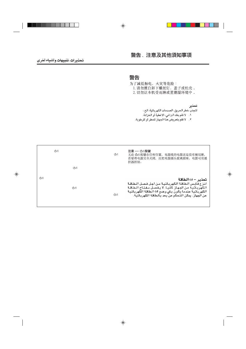 Warnings, cautions and others | JVC RX-5001VGD User Manual | Page 2 / 30