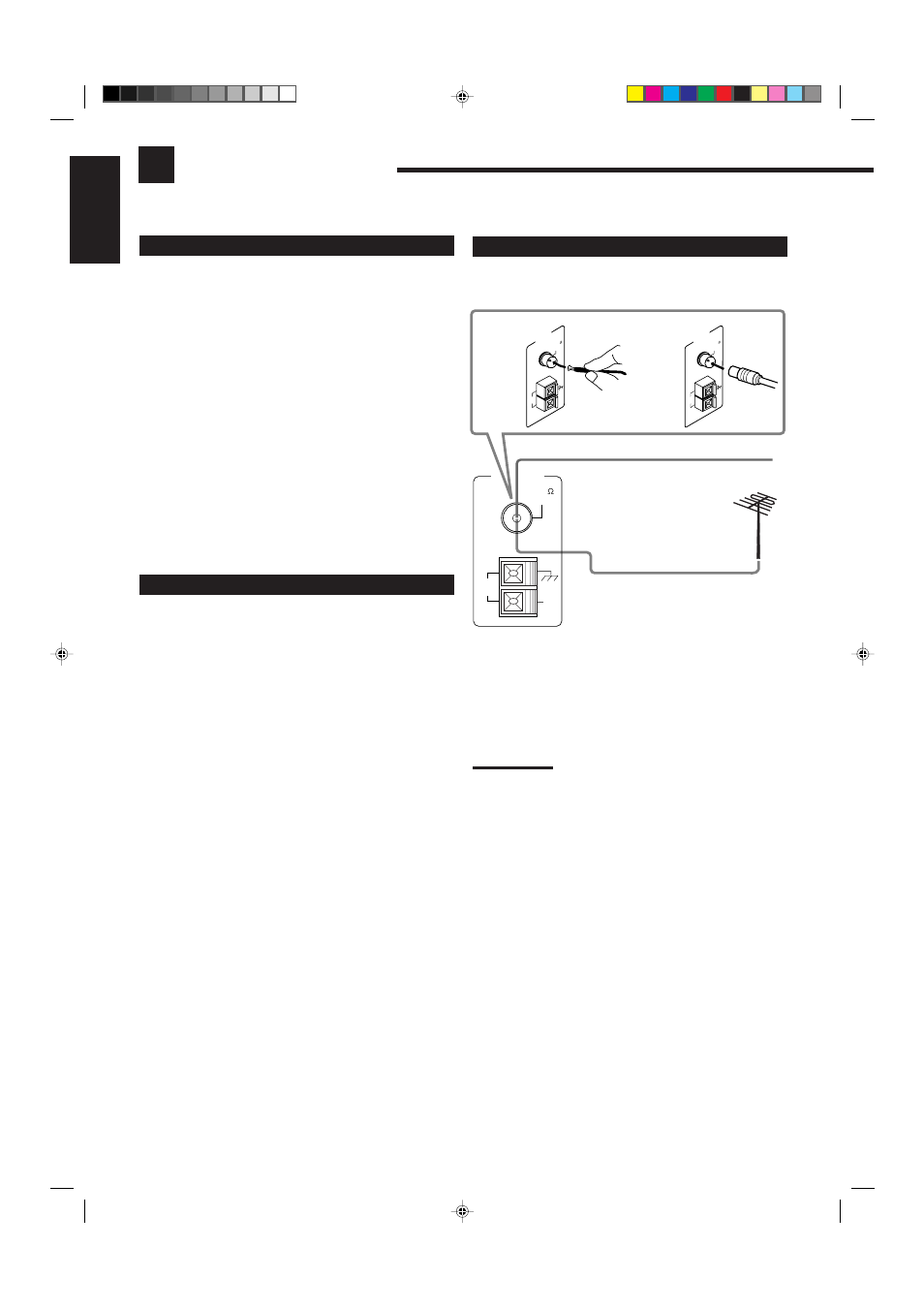 Getting started, English, Before installation | Checking the supplied accessories, Connecting the fm and am antennas | JVC RX-5001VGD User Manual | Page 6 / 30