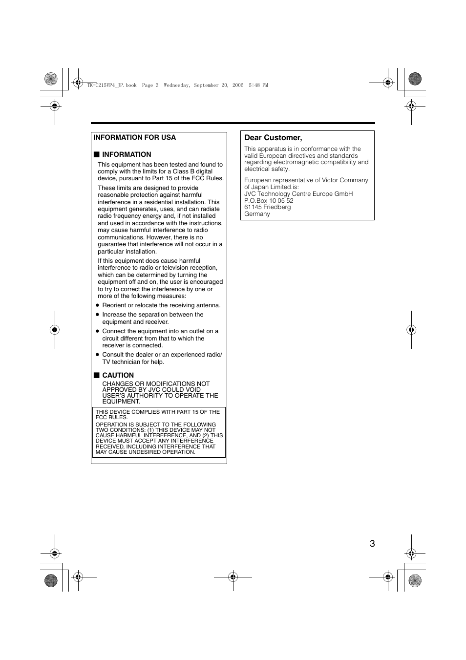 JVC TK-C215VP4 User Manual | Page 7 / 36