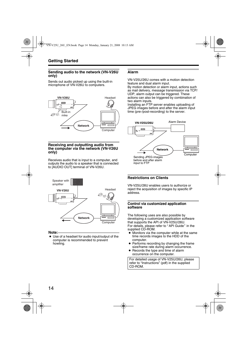 JVC VN-V25U User Manual | Page 14 / 48