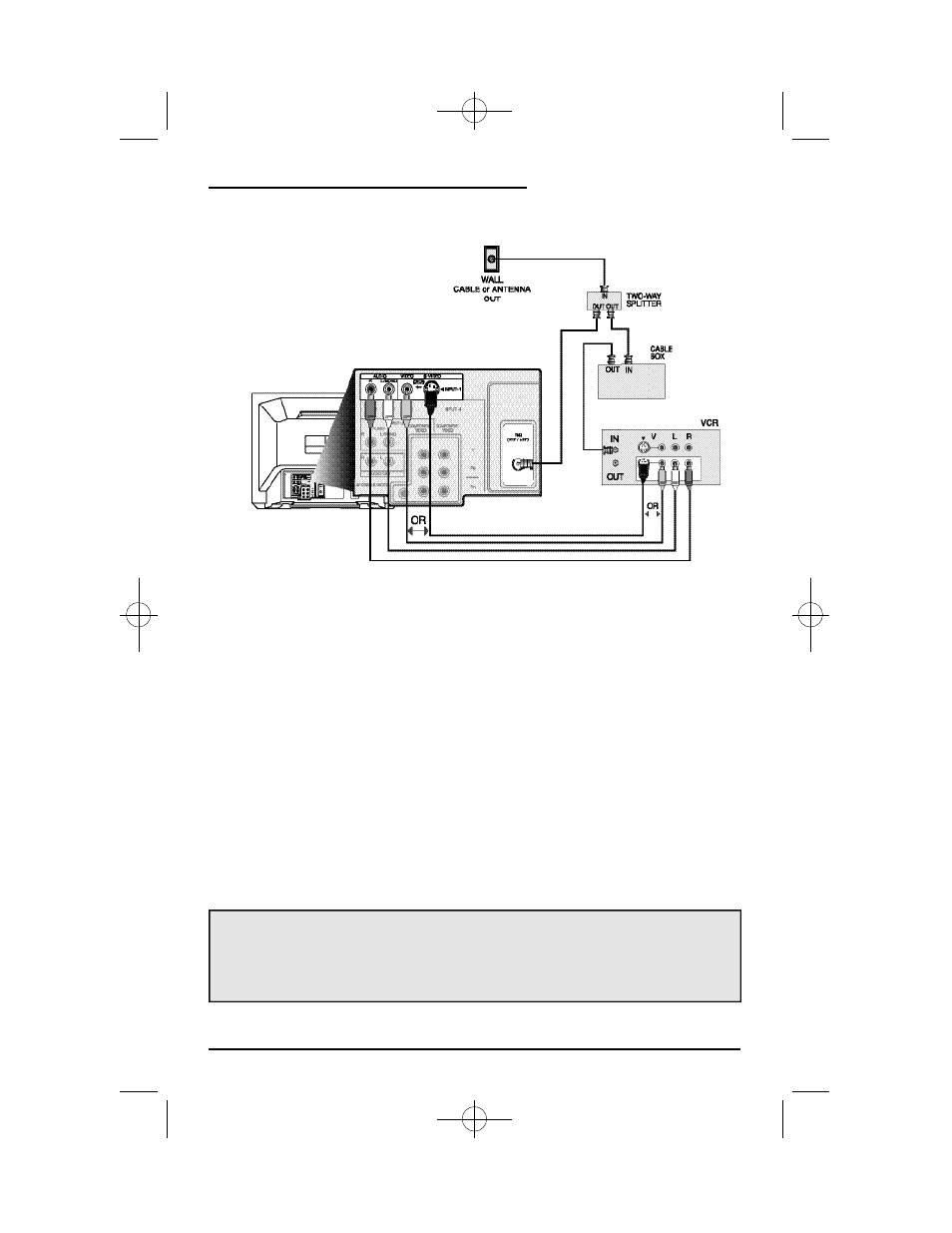 Connections, Cable and vcr connections - continued | JVC AV 36F802 User Manual | Page 13 / 52