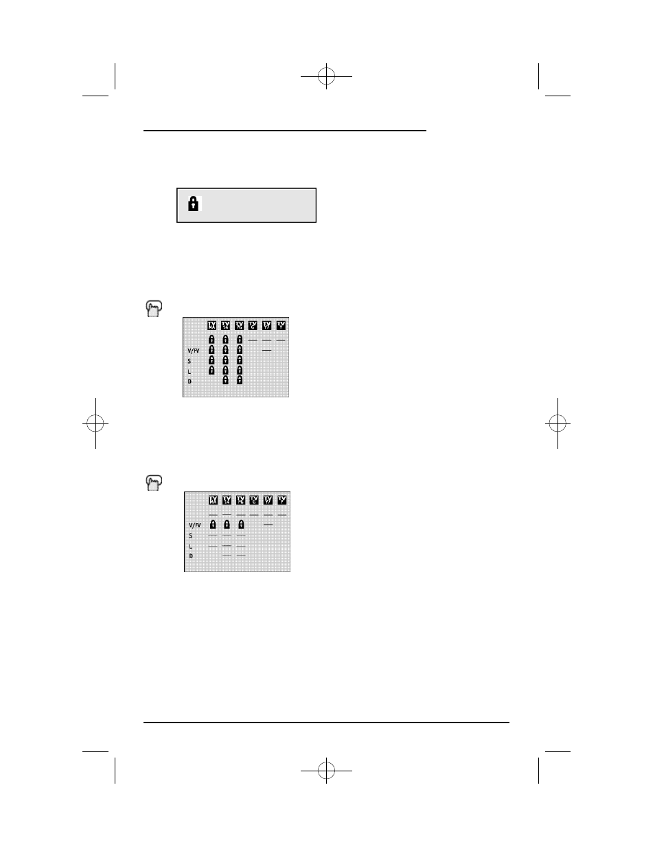 V-chip, Setting ratings with the v-chip button | JVC AV 36F802 User Manual | Page 29 / 52