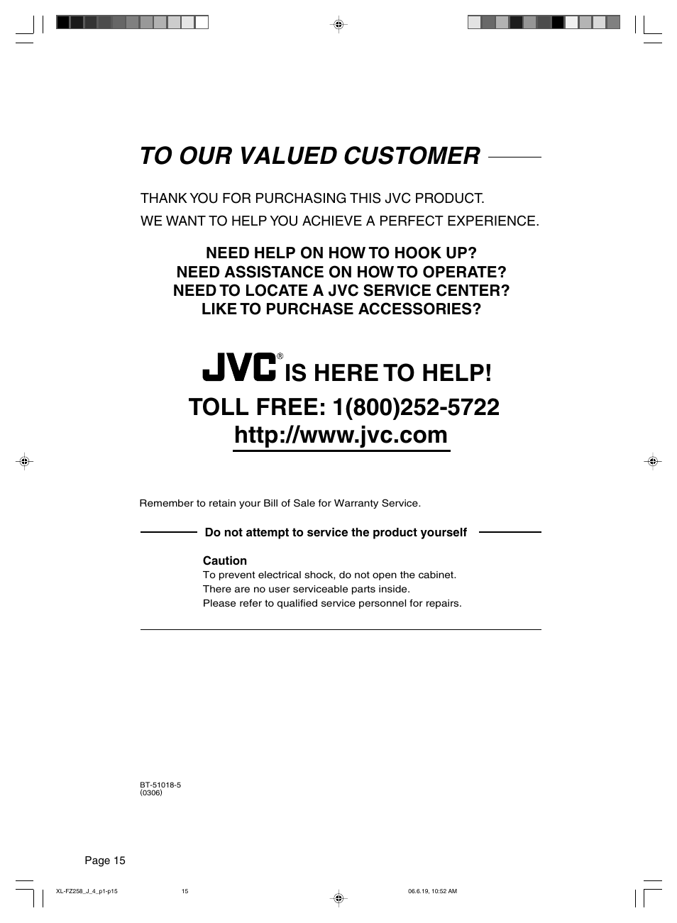 Is here to help | JVC XL-FZ258BK User Manual | Page 18 / 20